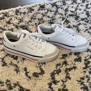 Skechers White and Blue Women’s Sneakers